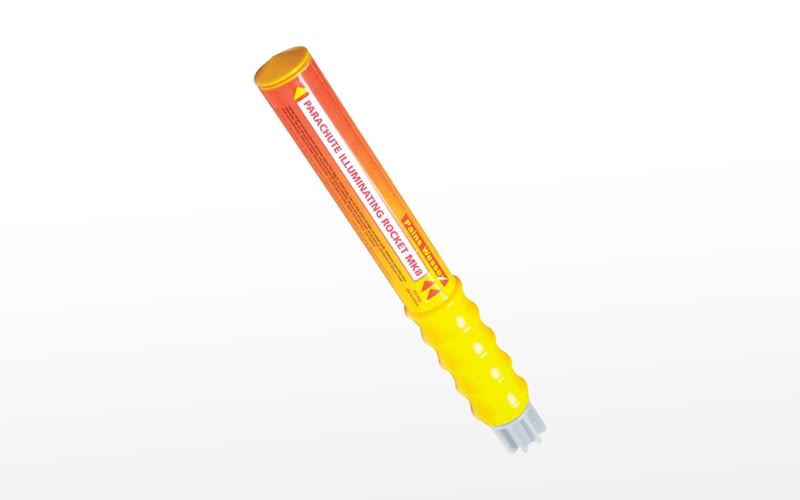 White illuminating Parachute Rocket, Special order